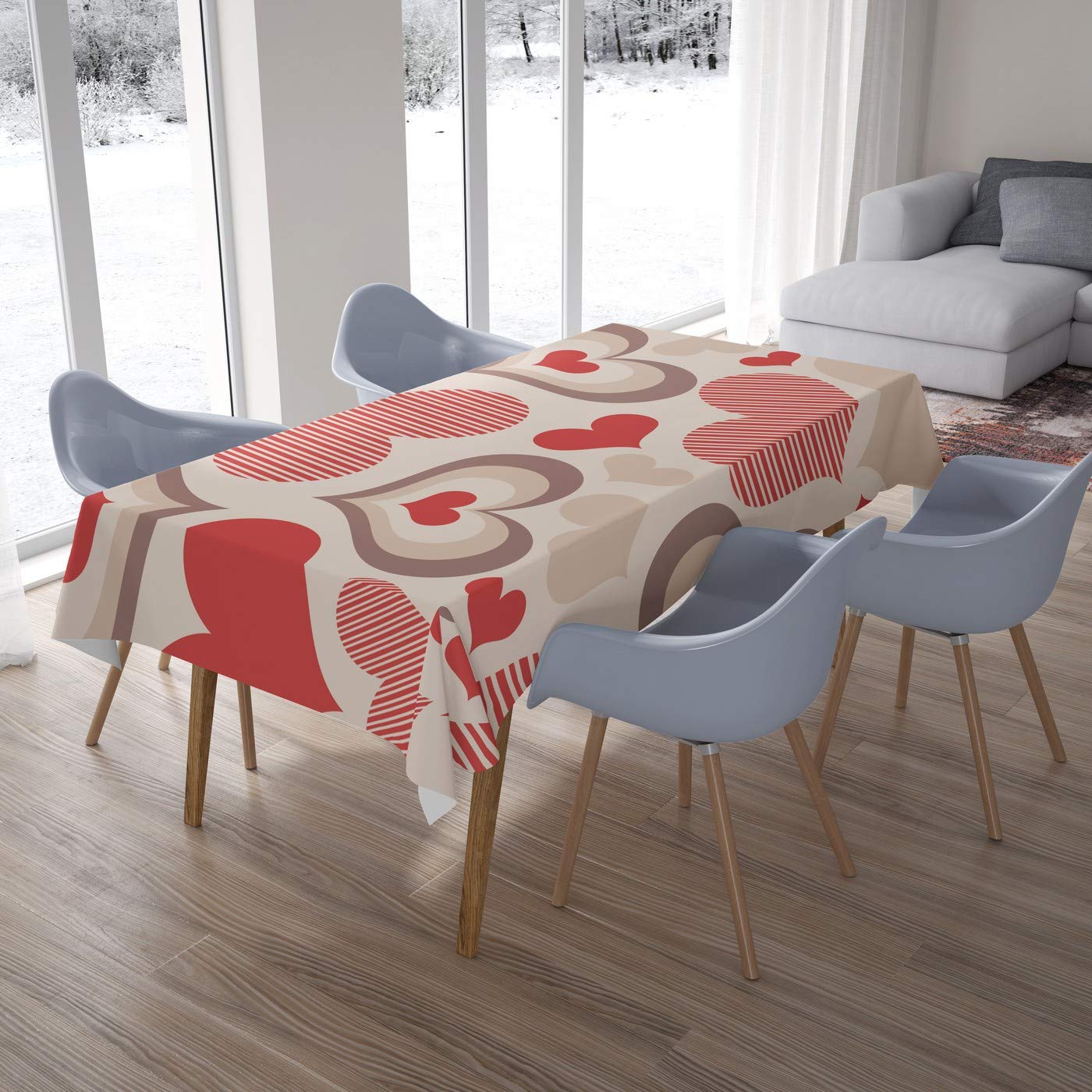 Bonamaison Kitchen Decoration, Tablecloth, 140cm x 200cm - Designed and Manufactured in Turkey