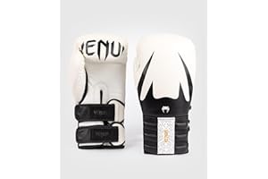 Venum Reverso Boxing Gloves - Snow White/Black - 16-Ounce