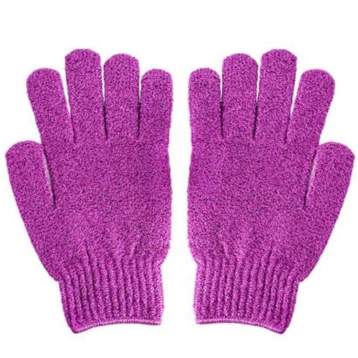 Exfoliate Mitt Soft Exfoliating Dual Texture Bath and Shower Body Glove by Noondl Beauty