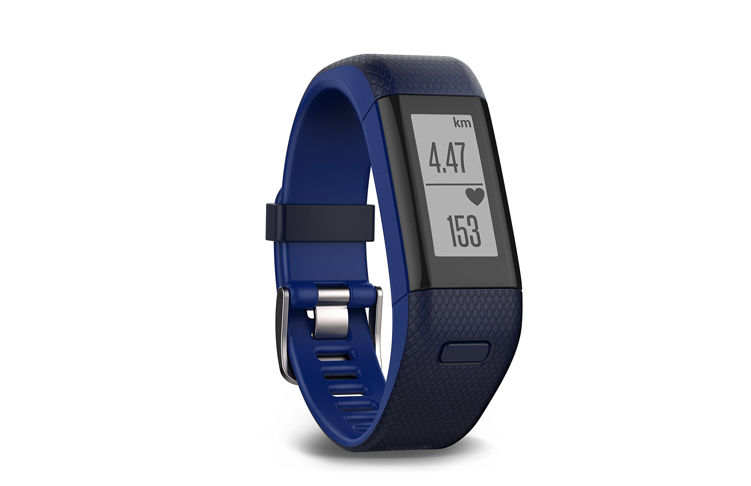 Garmin Vivosmart HR Plus GPS Activity Tracker - Blue, Regular