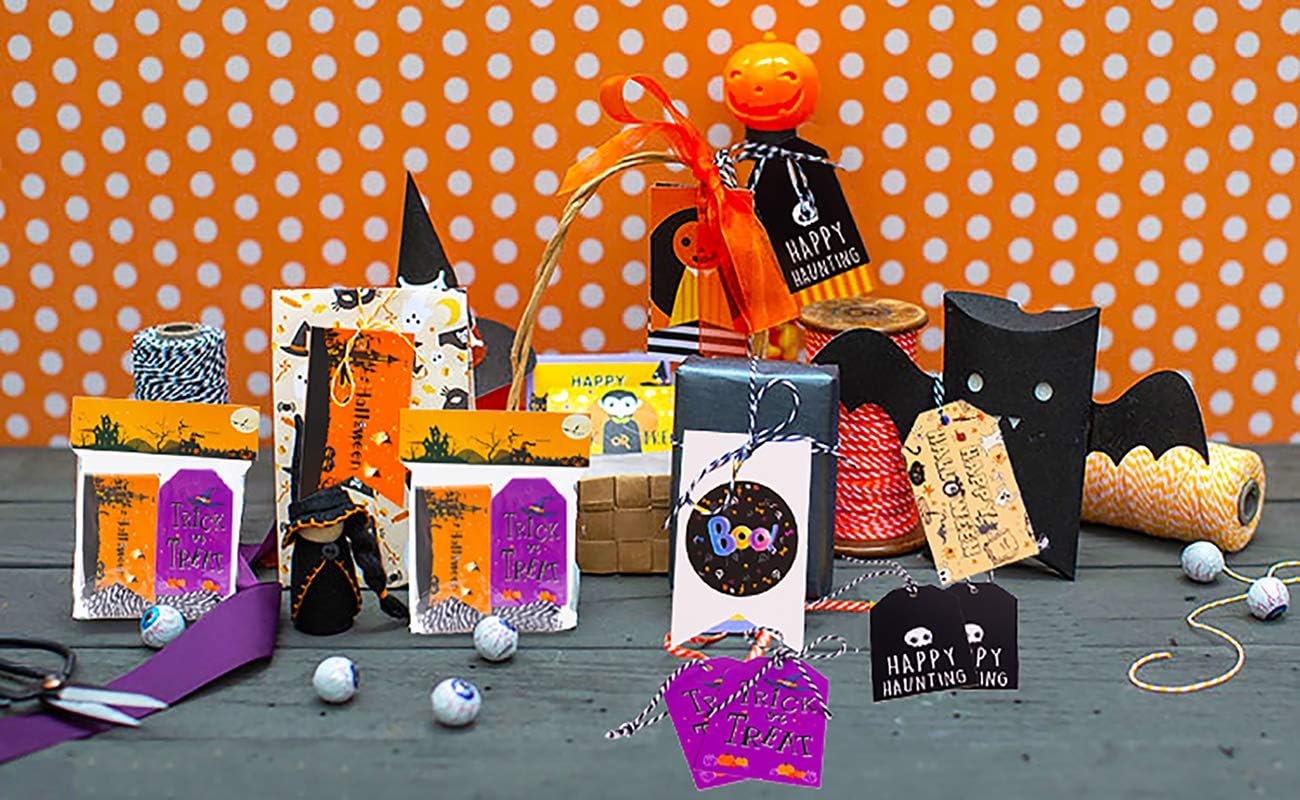 Halloween Tags - 60 Pieces Halloween Tags - Spooky Halloween Tag - Halloween Treat Tags - Perfect Decorations for Halloween Bags, Halloween Candy Bags: Home & Kitchen