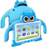 Kids Tablet 7 IN 32GB Tablet for Kids 3-7 Pre-installed with Children Software Many Offline Content Parents Control, Toddler Tablets with Youtube WiFi Dual Camera, Tablets for Toddlers Gifts Ages 3-12