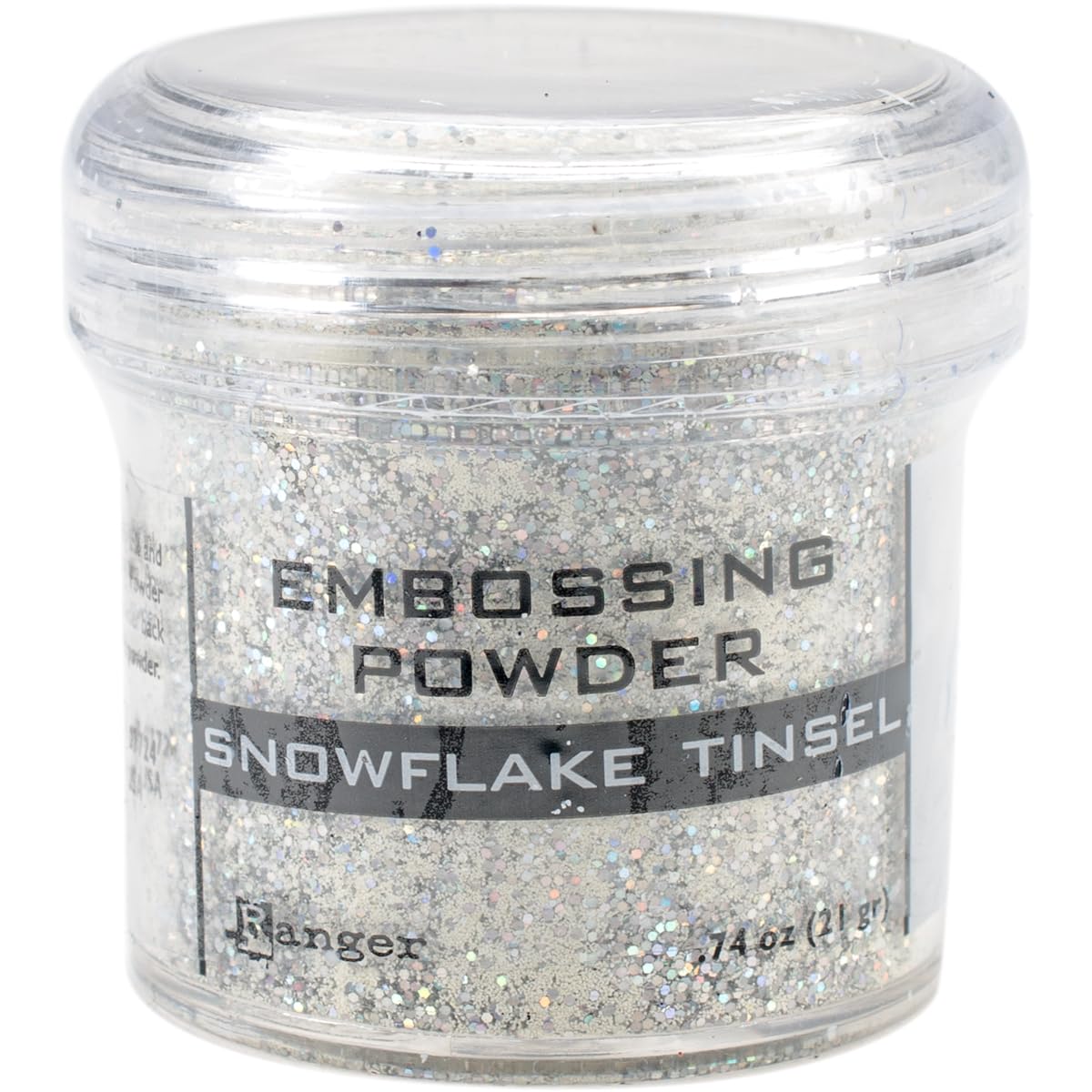 Ranger Snowflake Embossing Tinsel, White