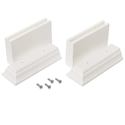 Zenna Home Kit Leg Extension in White for Bathroom Fixtures