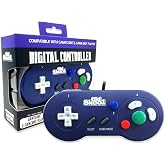 Old Skool Digital Controller for GameCube &amp; Game Boy Player, Purple Gamepad | Compatible With GameCube, Game Boy Player, Controller Accessory, Purple