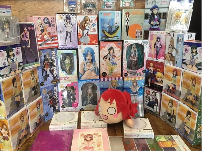 Amazon Co Jp 大量美少女 フィギュア グッズ まとめ セットラブライブ艦これまどマギソードアートオンライン物語シリーズ寝そべりぬいぐるみ 他 ホビー 通販