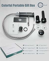 Casavilla Bathroom Sink Faucet, Oil Rubbed Bronze
