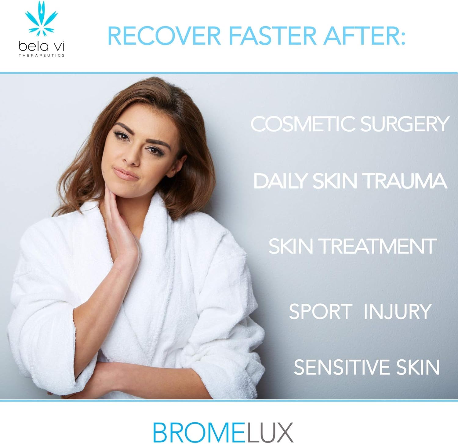 BROMELUX Anti-Bruising Supplement I Bromelain & Quercetin Complex: Swelling & Bruise Relief, Natural Anti-Inflammatory Treatment I for Daily Care & Recovery After Surgery & Skin Trauma I 60 Capsules: Health & Personal Care