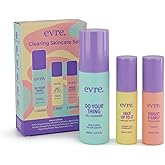 Evre 3 Step Teen Clearing Skin Care Set, Face Wash, Clarifying Dry Oil & Repair Serum, Natural, Cruelty-Free & Palm-Free, Daily Blemish Control Routine Kit