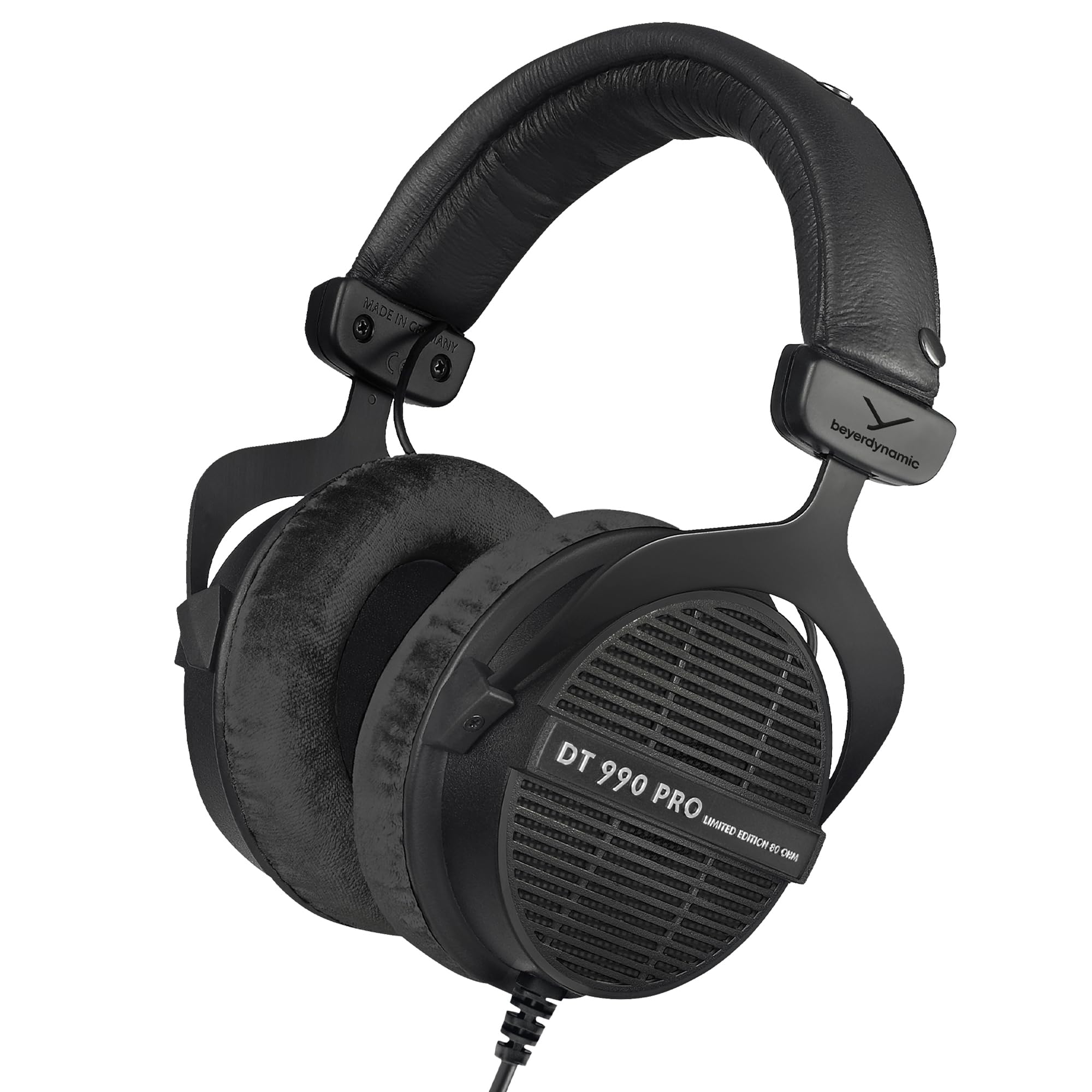 Beyerdynamic DT 990 PRO Limited Black Edition Open-Back Studio Headphones 80 Ohm