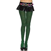 Music Legs Women's Opaque Striped Tights