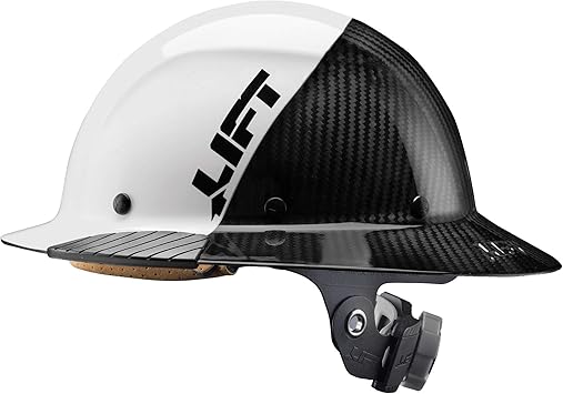 black safety hard hats