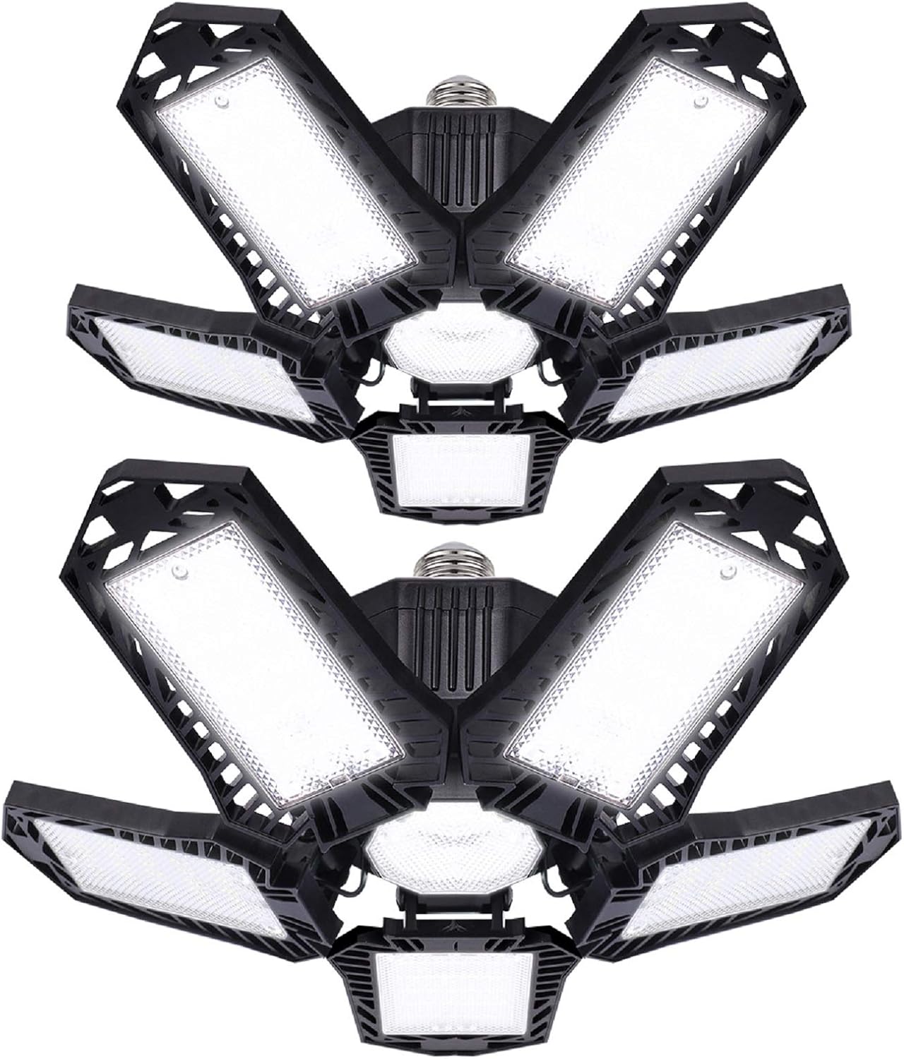 Paquete De 6 Luces LED De Estacionamiento, 100 W, 10000 Lúmenes, Luces De Poste LED Para Exteriores, Iluminación De Calle De área Comercial, Luces De Seguridad Impermeables IP65 Para Jardín, Patio, Ba