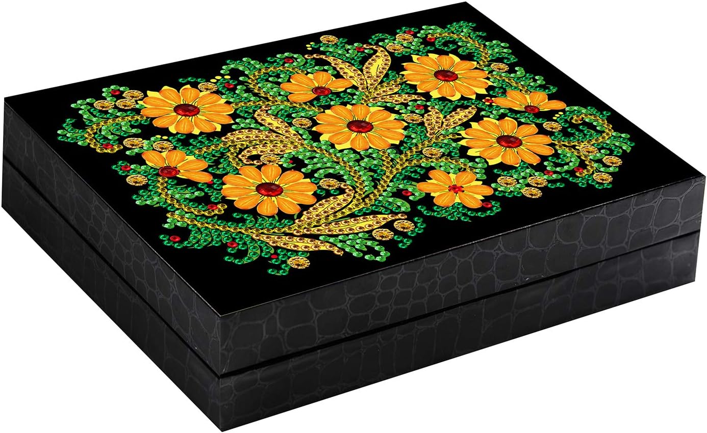 URYY DIY Diamond Painting Jewelry Box Kit, Special Shape