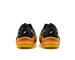 ASICS Men's Sneaker, Black Blazing Coral, 12.5