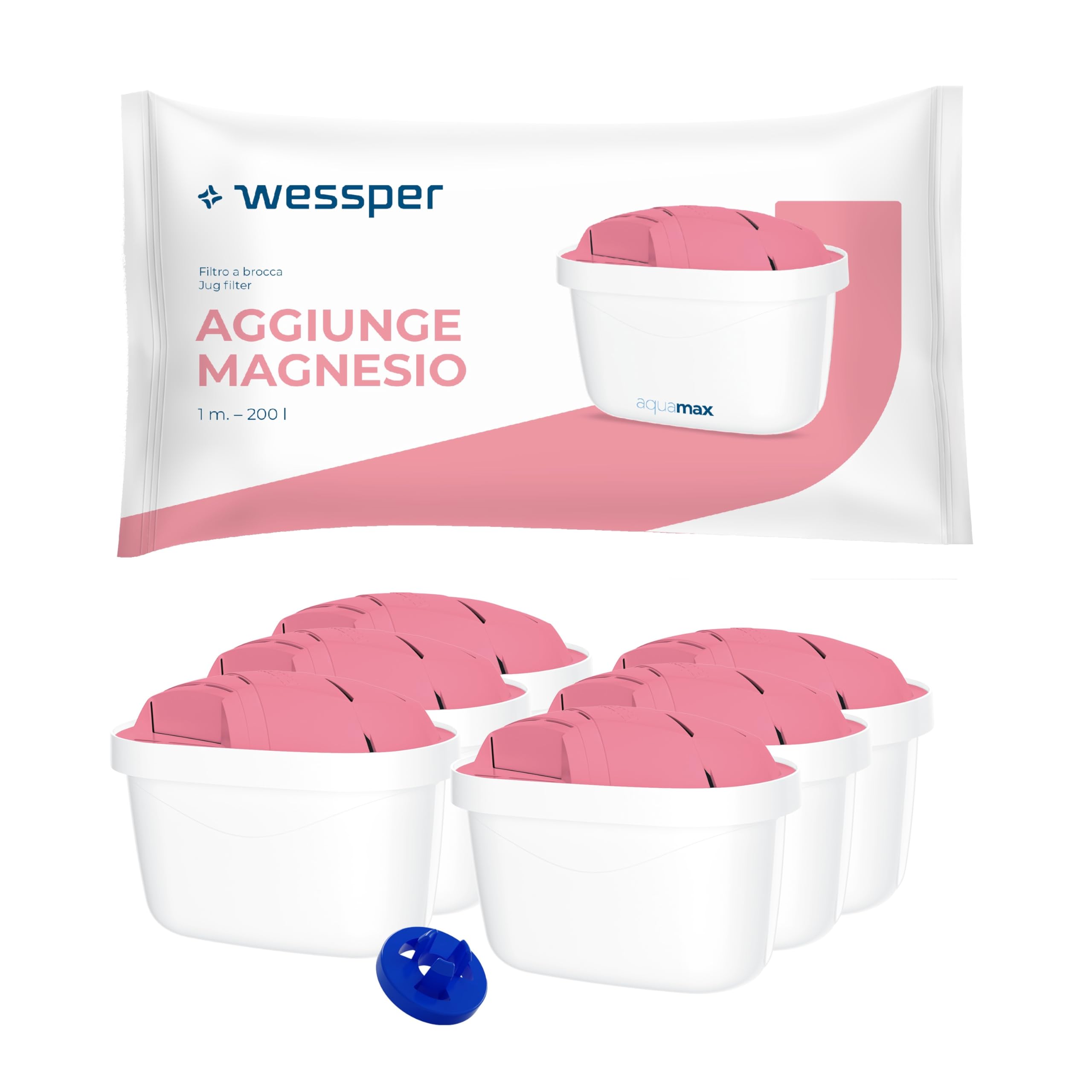 Wessper WES003-MG Magnesium Water Filter cartridges, BPA