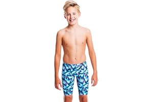 FLOW SWIM GEAR Flow Funky Jammers for Boys - Swim Jammer Swimsuit for Practice and Competition Swimming in Size 21 to 32