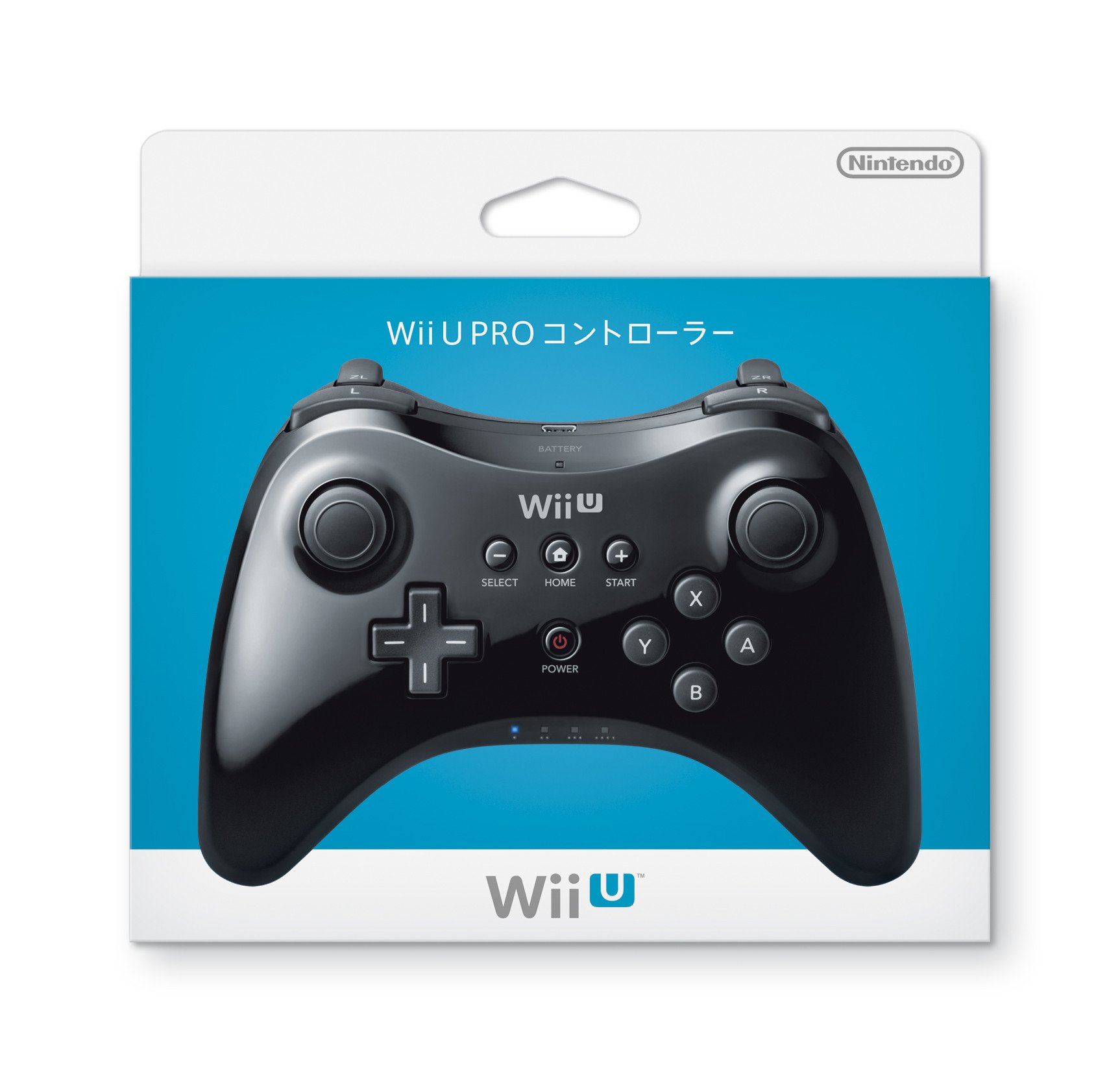Wii U - Controller - Pro U - Black - Japanese Version 11