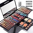coliusa 190 Colors Professional Makeup Kit for Women Full Kit, Pallet,All In One Gift Set girls, include Eyeshadow/Facial Blusher/Eyebrow Powder/Eyeliner Pencil/Mirror/makeup brush(004N)