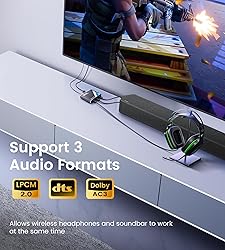 NEWCARE Optical Audio Splitter 1 in 3 Out,SPDIF