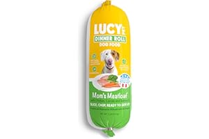LUCY PET PRODUCTS Lucy Pet Dinner Rolls- Mom's Meatloaf Chicken with Carrots and Spinach 2lb