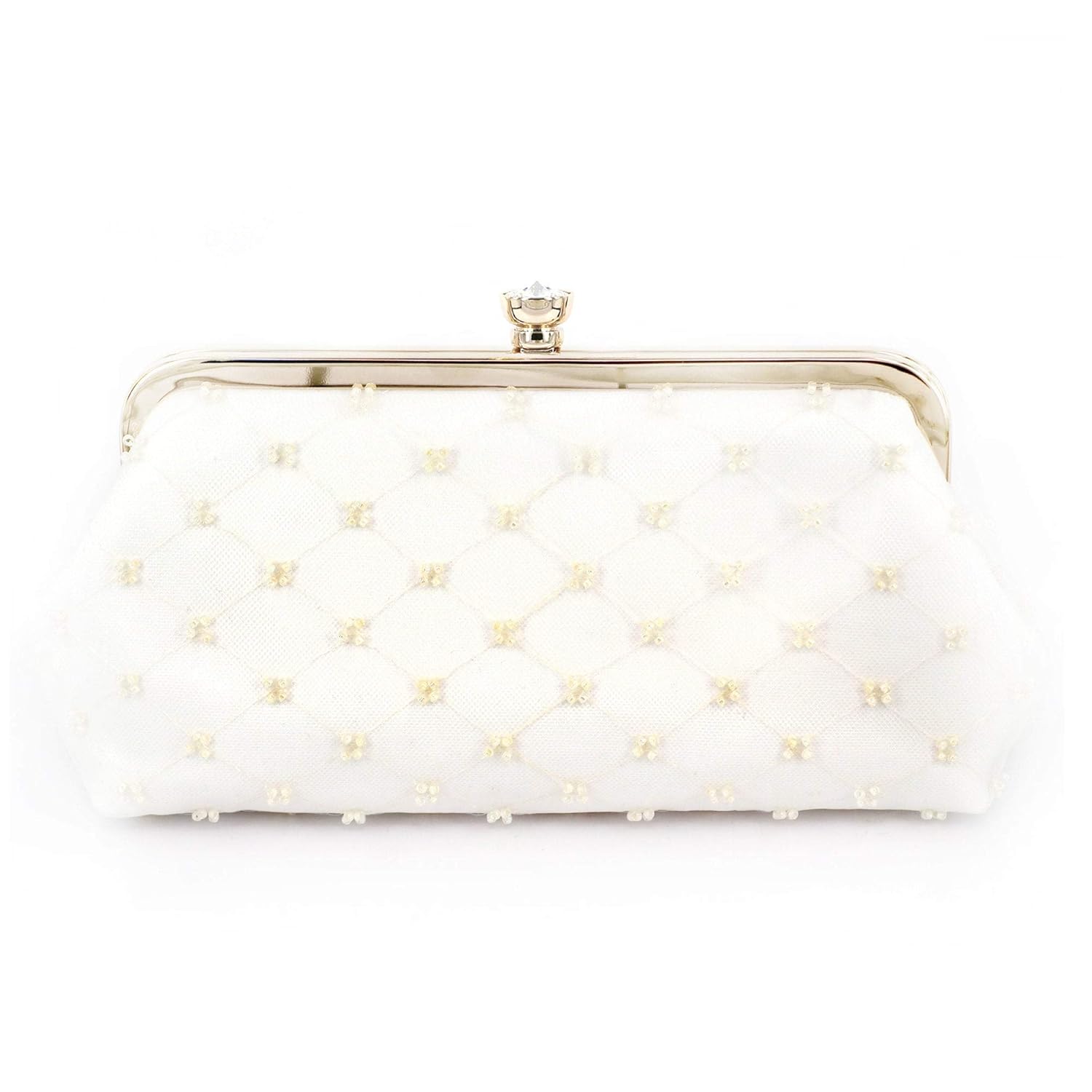 personalized beaded clutch