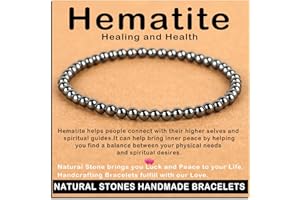 AD Beads Handmade Gemstone Stretch Elastic Bracelet Crystal Healing Reiki Nature's Beauty and Spiritual Essence Unisex