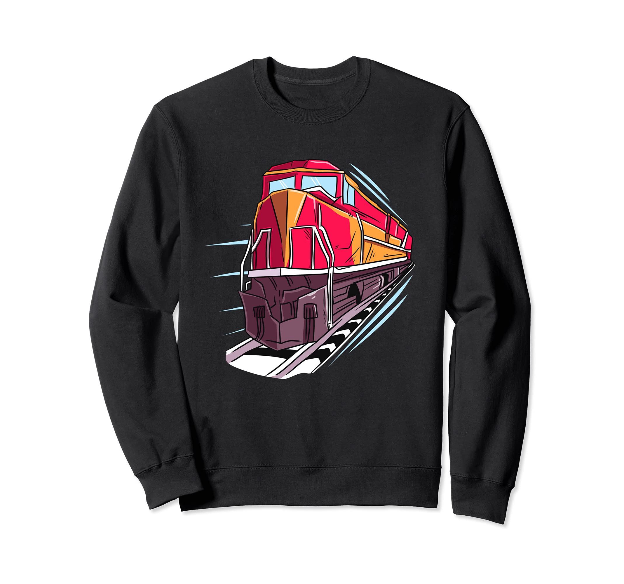 Passenger Train - Freight Train- Model Train Gift -Railfan Sweatshirt
