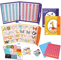 Magnetic Alphabet Letters Numbers Board Puzzle