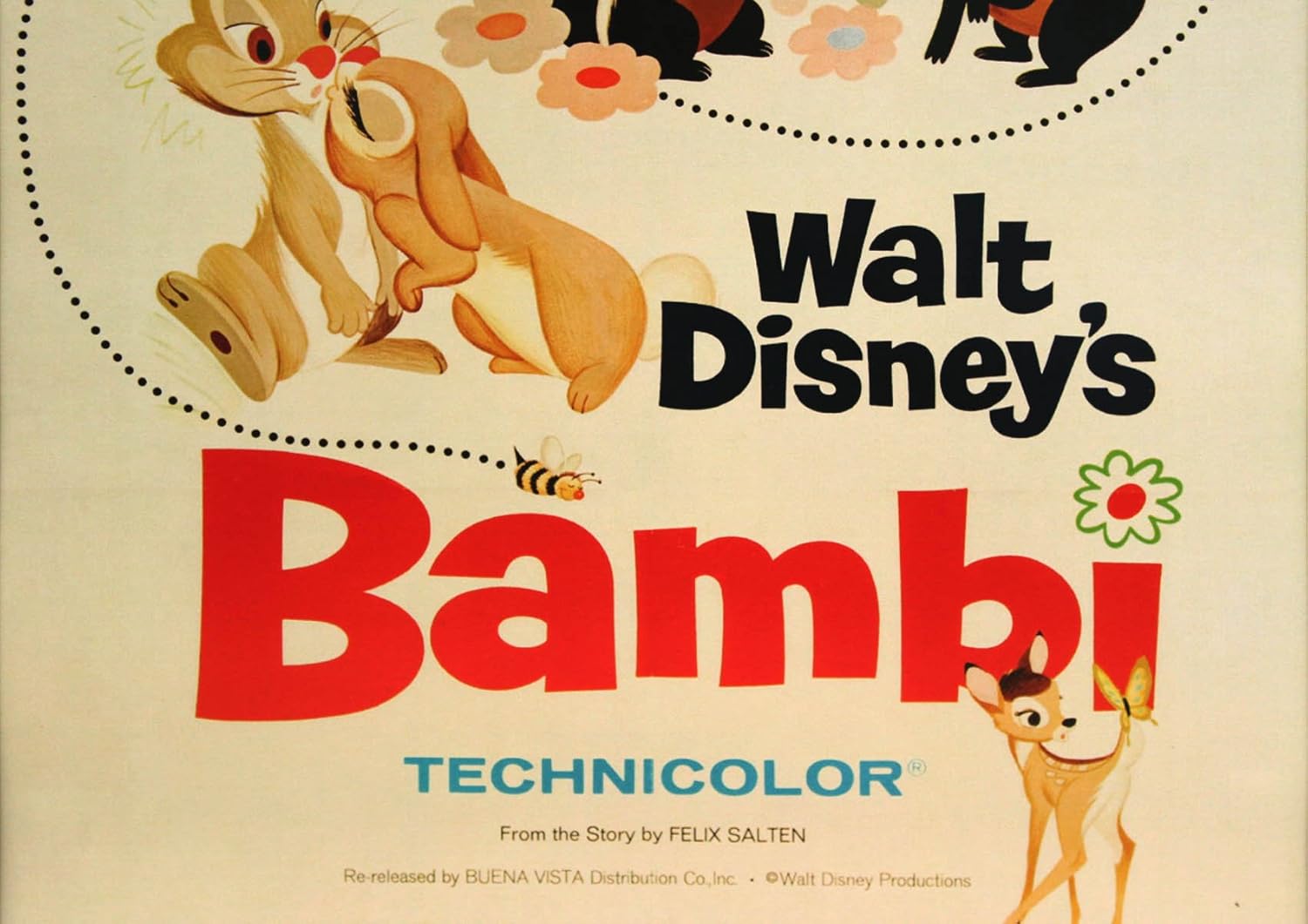 Amazon Co Jp アートショップ フォームス ディズニー ウォルト ディズニー バンビ テーマパーク ポスターコレクション ホーム キッチン