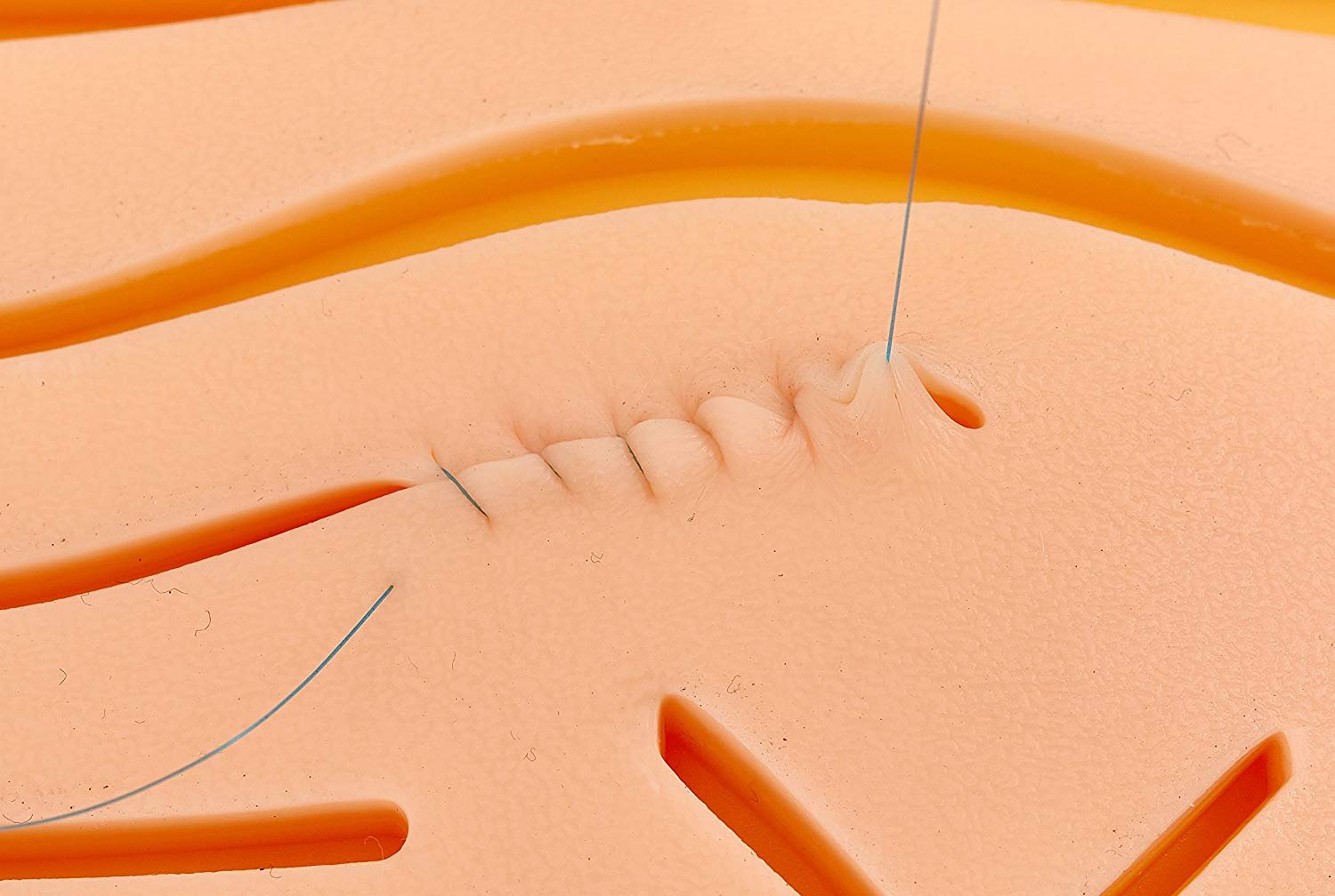 Laplay Large 3 Layer Suture Practice Pad With Wounds 7 8 X 5 5x 1 2 