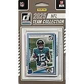 Jacksonville Jaguars 2025 Donruss Factory Sealed 11 Card Team Set Featuring Trevor Lawrence and Travis Etienne with Rated Rookie Cards of Travis Hunter and Bhayshul Tuten Plus