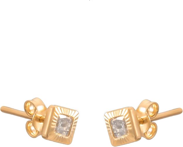 Minimalistische Ohrringe Aus 14k Vergoldung – Hypoallergen, Wasserfest, Perfekt Als Geschenk