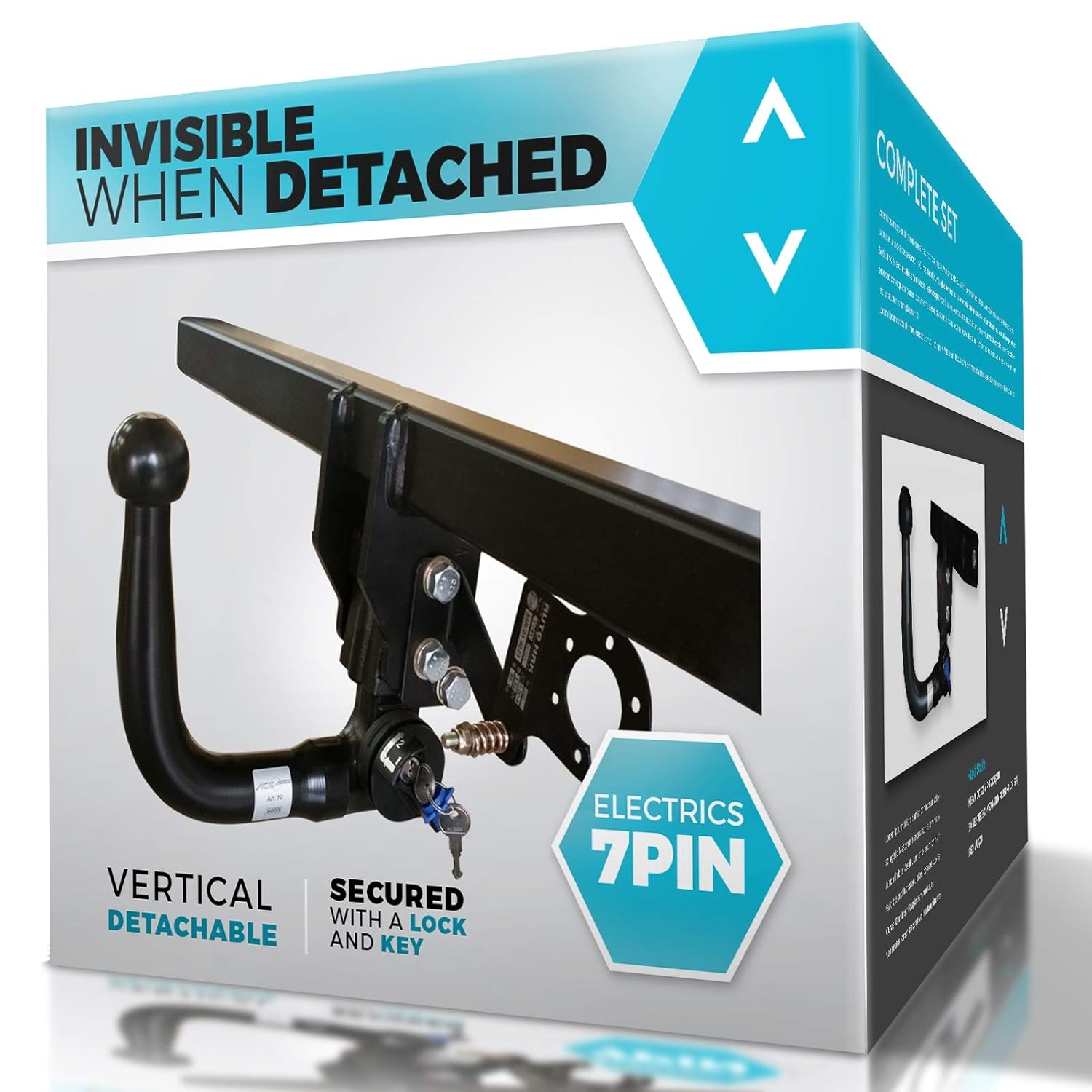 JEEP COMPASS 2017 MP SUV Detachable Vertical Towbar with Electric Kit