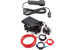 Torkettle 12V 500A Winch Solenoid Contactor Relay,control Box and hand controller for 8000lbs-17000lbs ATV UTV Winches