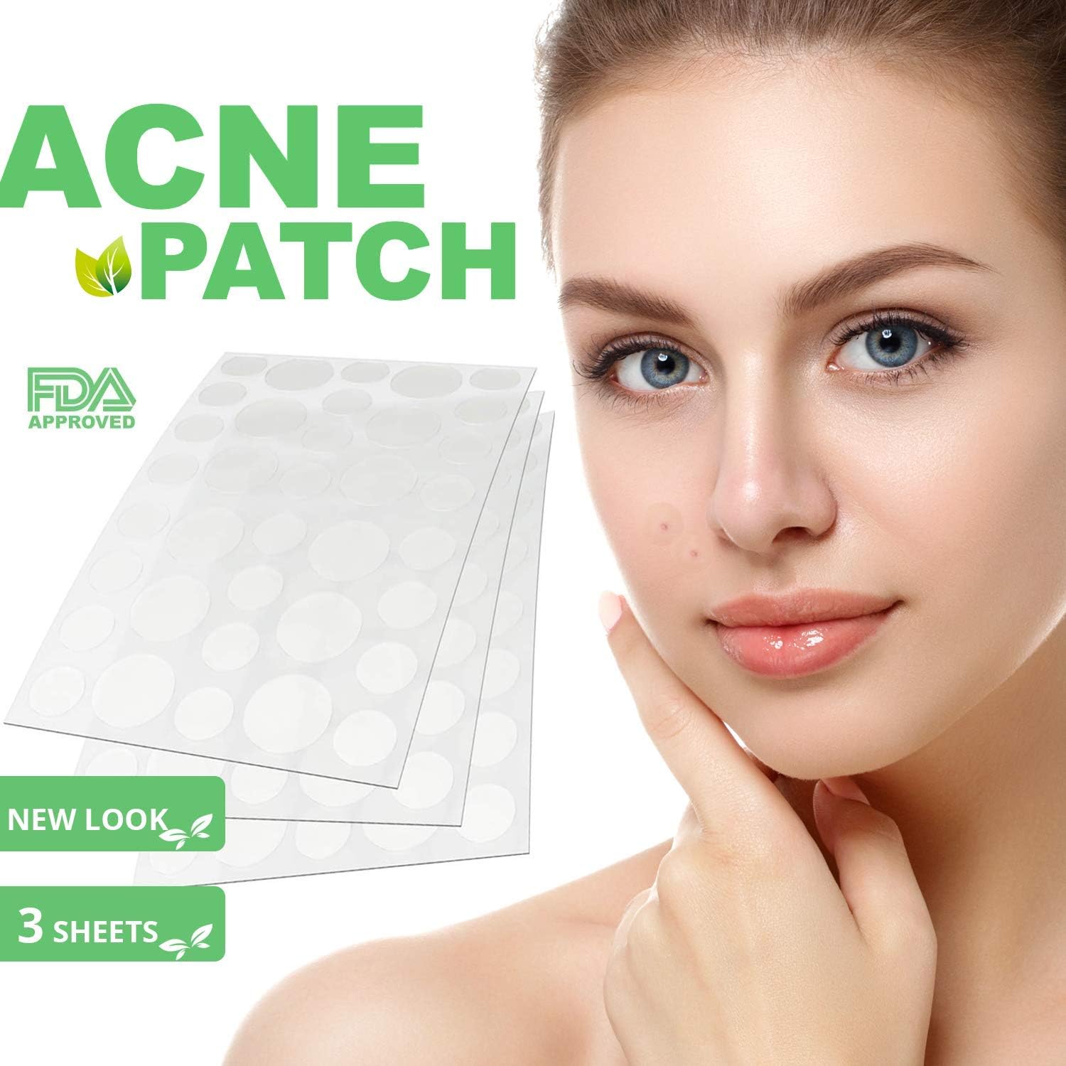 Acne Pimple Master Patch, Beauty Care Hydrocolloid Acne Patch, Absorbing Hydrocolloid Blemish Spot, Skin Treatment and Care Dressing Acne Spot Patch