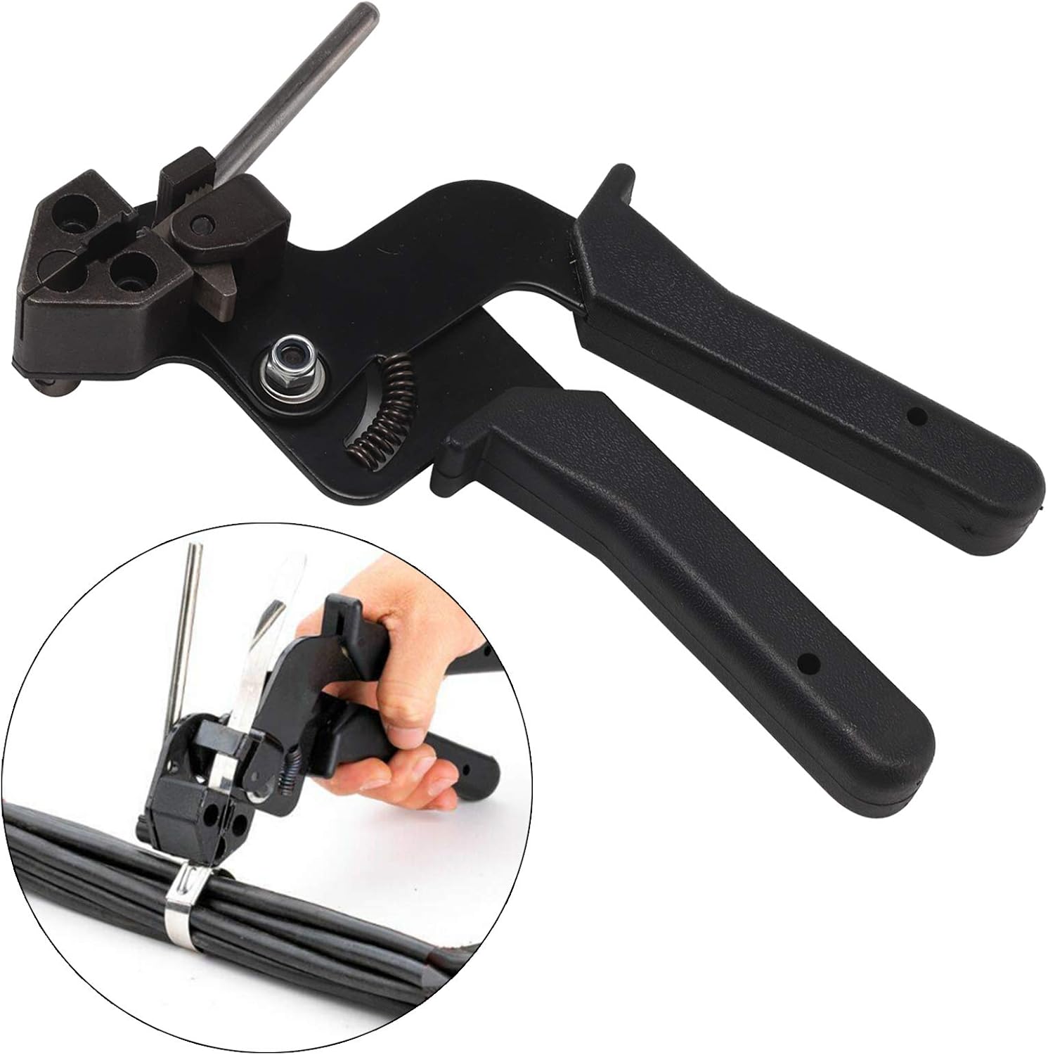 DHOUTDOORS Cable Tie Gun Tensioner Cutter 8.1