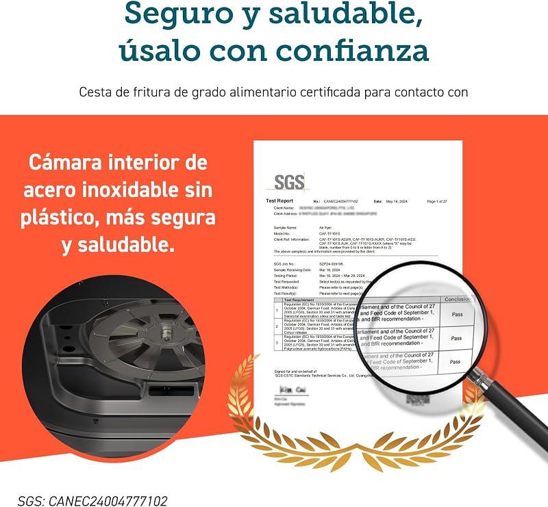 Freidora de Aire 10L Dual Blaze Twinfry, Doble Cesta con Divisor