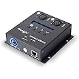 Pknight ArtNet DMX 1024 Ethernet Lighting Controller Interface，2 Universe/Truss Mountable/PoE CR021R