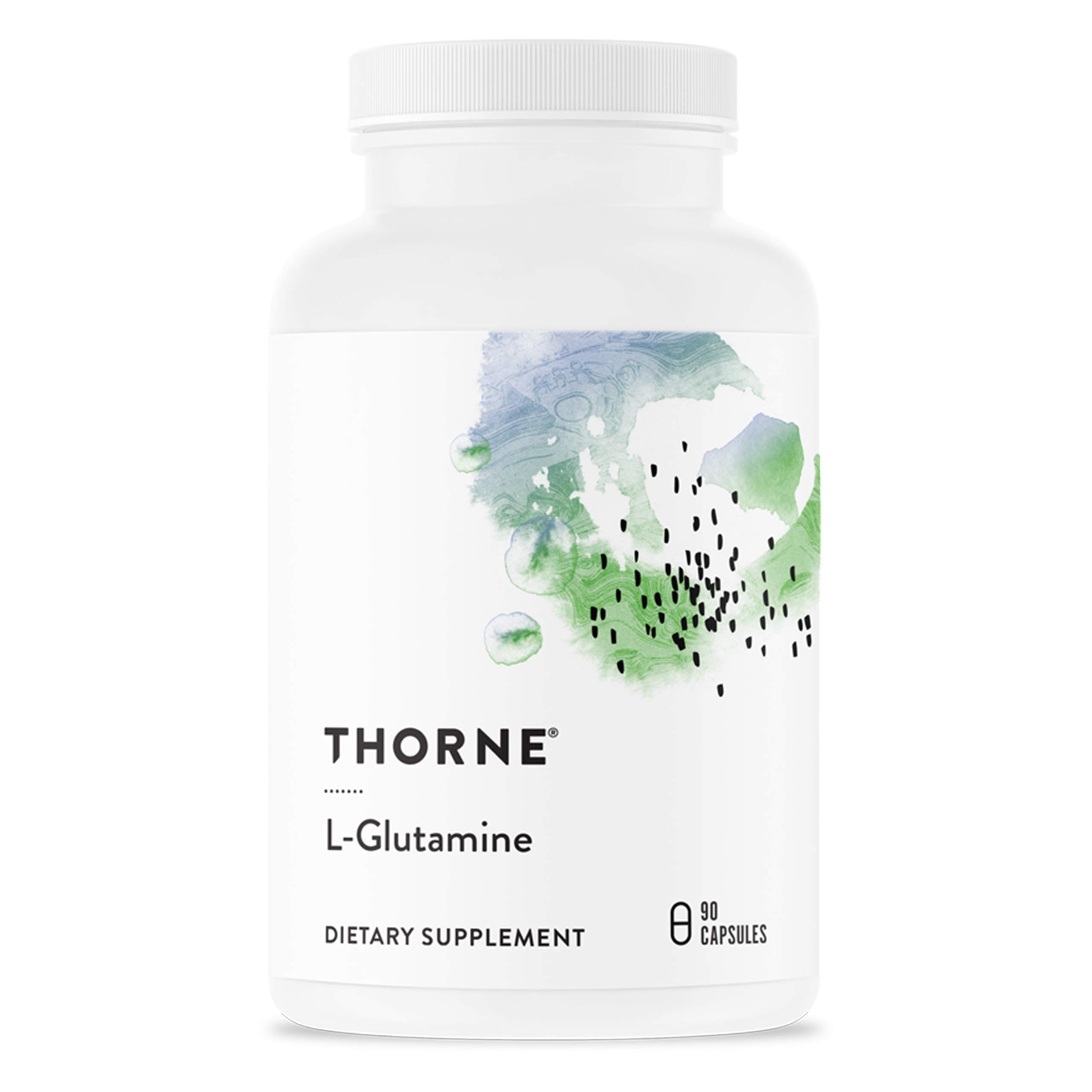 thorne l-glutamine - amino acid supplement for gi health and immune function - 90 capsules