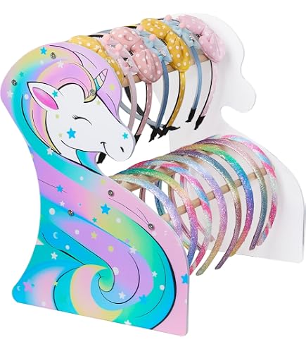 Amazon.com: Janinka 24 Pcs Girls Glittery Headbands for Kids  display picture 1