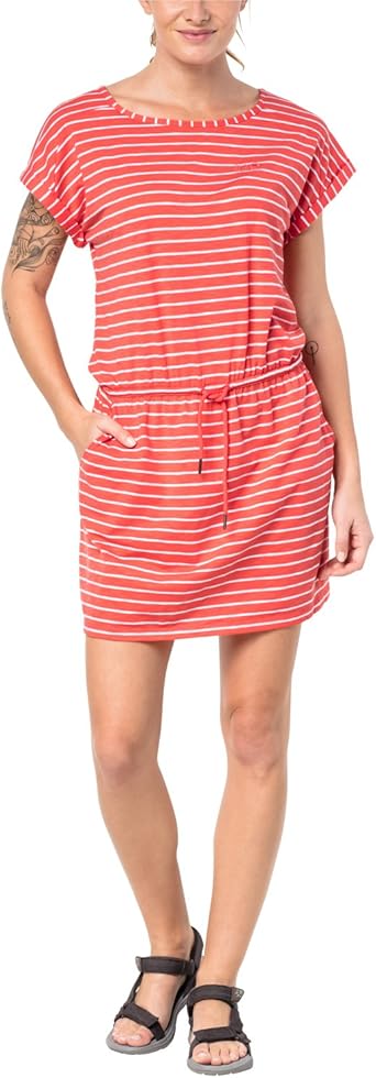 jack wolfskin travel striped dress