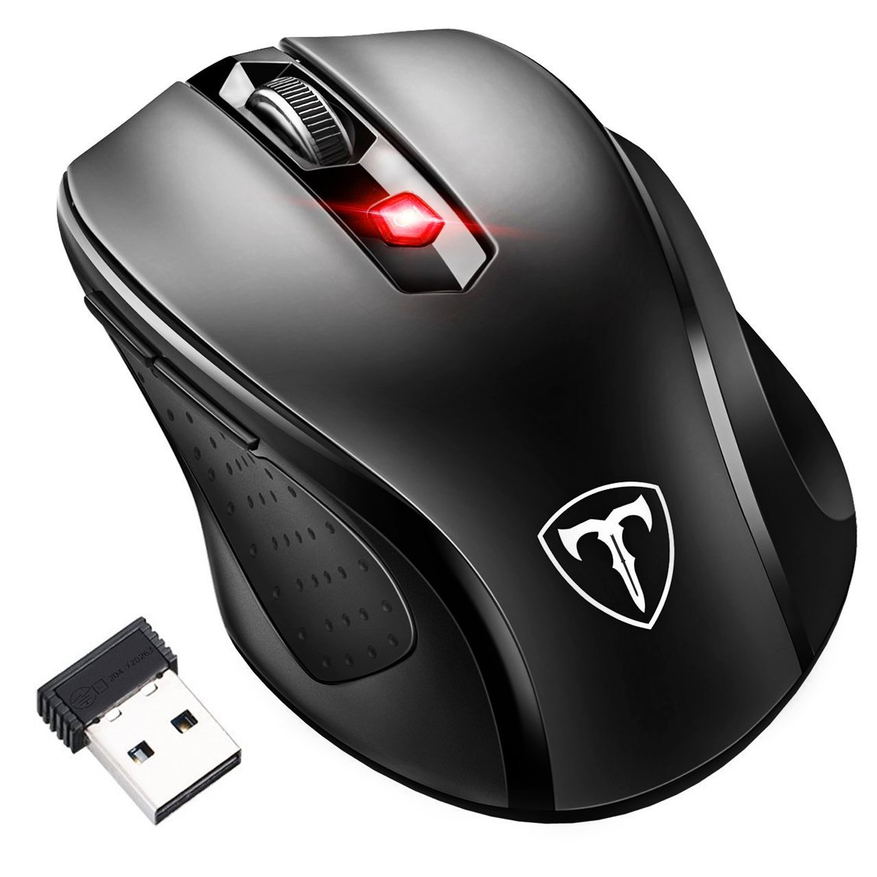 Versión Actualizada TopElek Ratón Inalámbrico G USB óptico PC portátil con ratón
