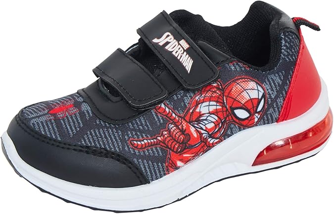 boys spiderman light up shoes