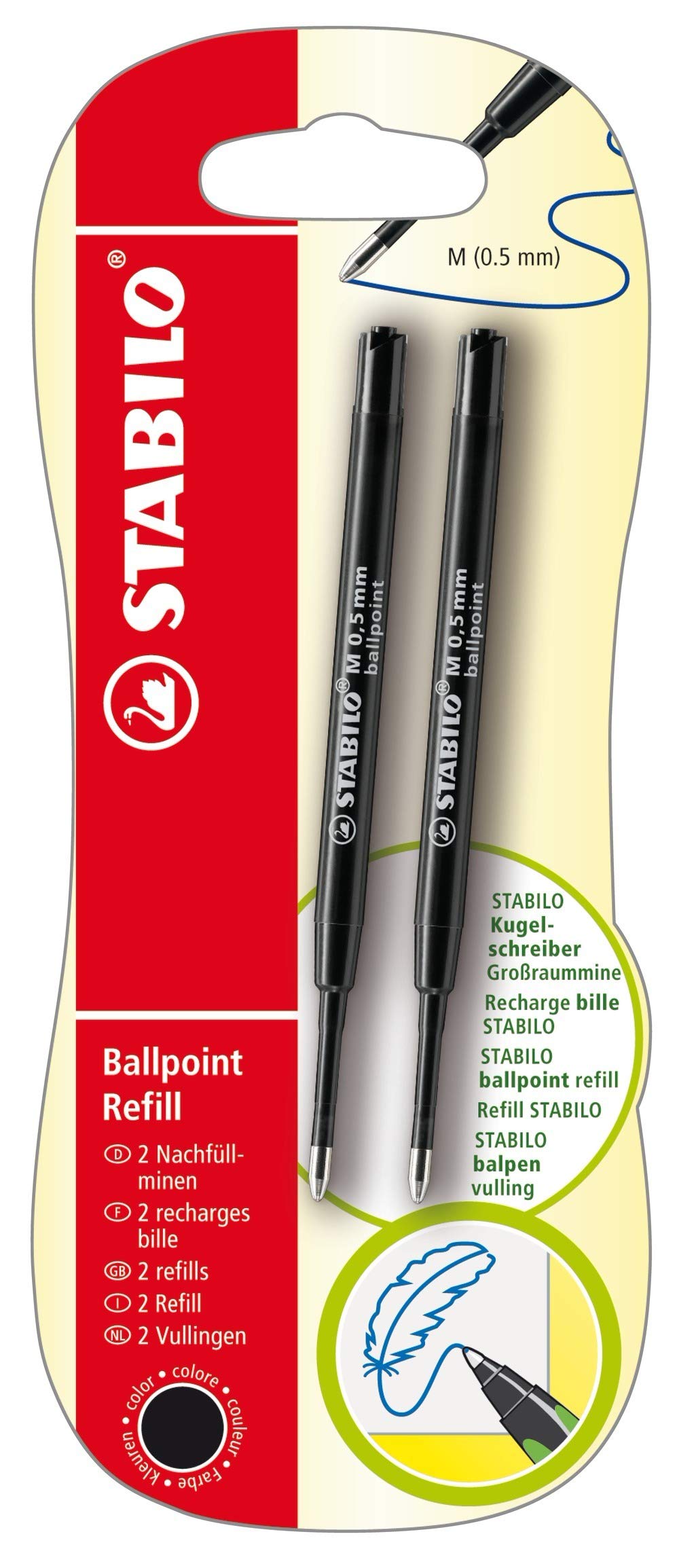 Ballpoint Refill - STABILO Refill - Black