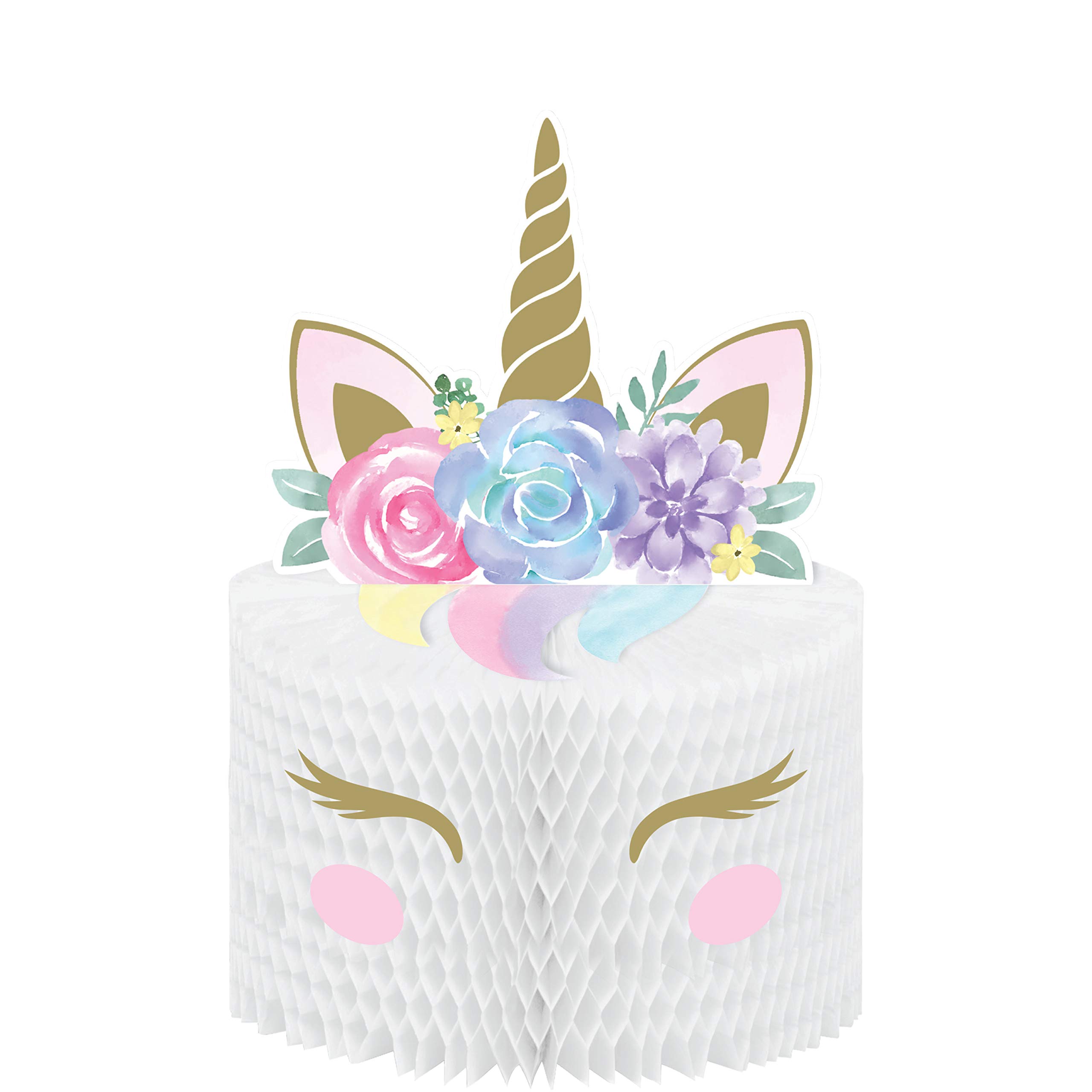 Unicorn Baby Honeycomb Centerpiece - 1 Pc
