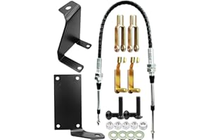 QNHEAY Upgrade Transfer Case Cable Shifter Linkage Kit Fit for Jeep Wrangler TJ 1997-2006, Heavy Duty Shift Cable Only Fits the 231 Transfer Case