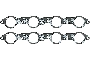 Mr. Gasket 5966 Ultra Seal Exhaust Gasket for GM LS2/LS3, (Pack of 2)