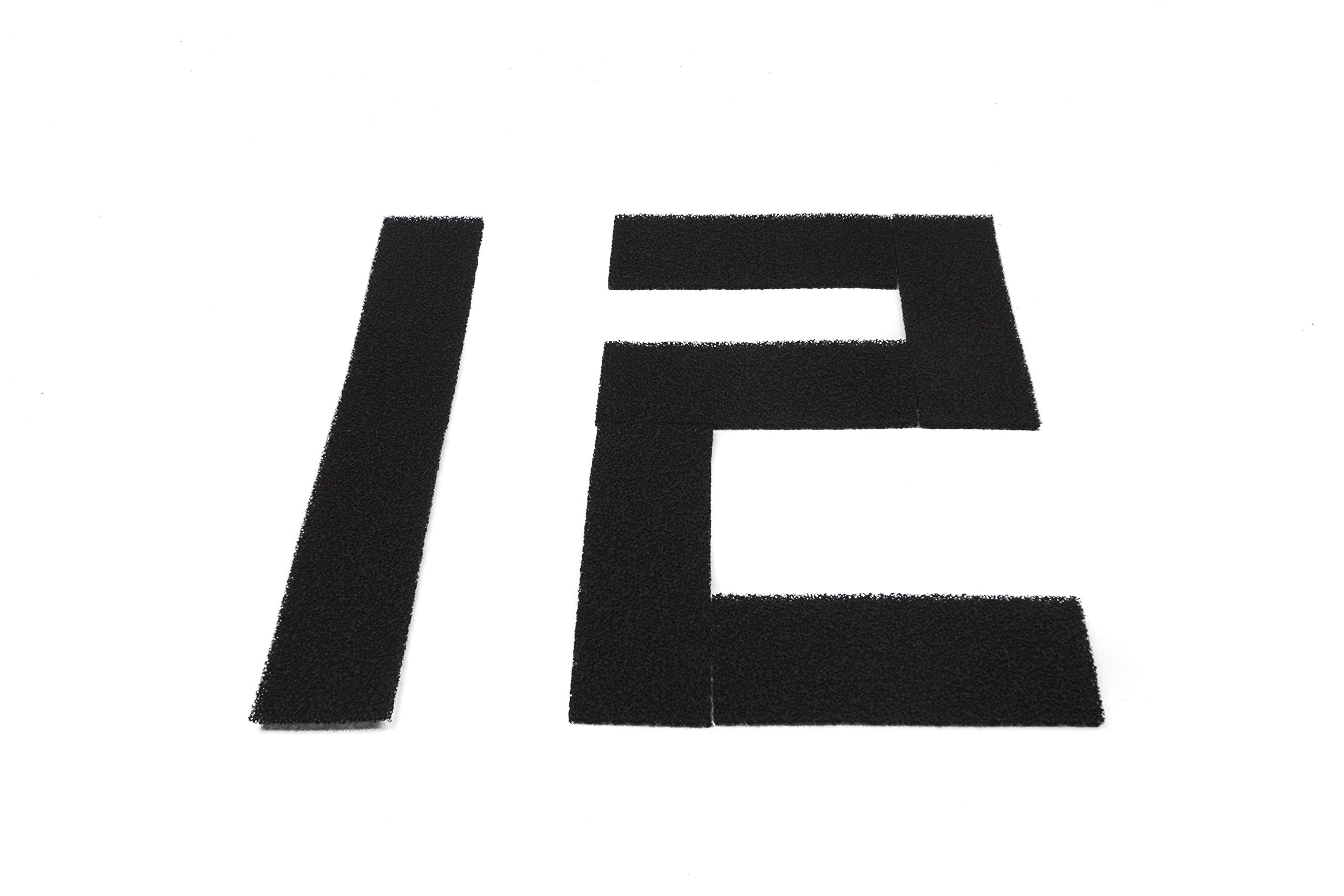 LTWHOME Compatible with Carbon Foam Filters Fit For Fluval 4 PLUS 4+(Pack of 12)