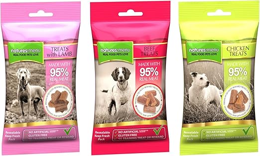 natures menu puppy treats